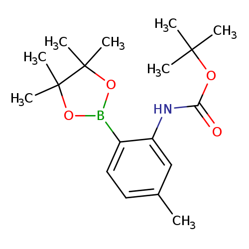 Carbamic acid, N-[5-methyl-2-(4,4,5,5-tetramethyl-1,3,2-dioxaborolan-2-yl)phenyl]-, 1,1-dimethylethyl ester