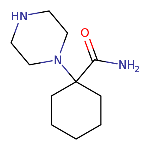 1-(piperazin-1-yl)cyclohexane-1-carboxamide