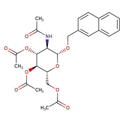 β-D-Glucopyranoside, 2-naphthalenylmethyl 2-(acetylamino)-2-deoxy-, 3,4,6-triacetate