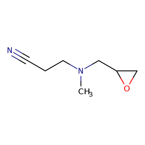 3-{methyl[(oxiran-2-yl)methyl]amino}propanenitrile