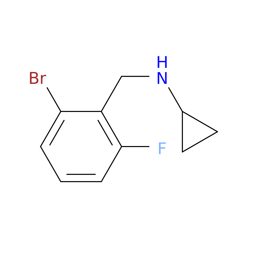 N-Cyclopropyl 2-bromo-6-fluorobenzylamine