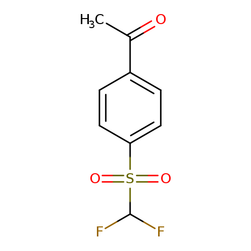 1-(4-difluoromethanesulfonylphenyl)ethan-1-one