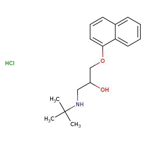 1-(tert-Butylamino)-3-(1-naphthyloxy)-2-propanol hydrochloride