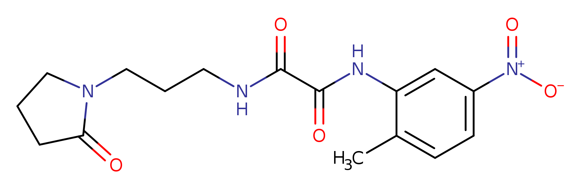 N'-(2-methyl-5-nitrophenyl)-N-[3-(2-oxopyrrolidin-1-yl)propyl]ethanediamide