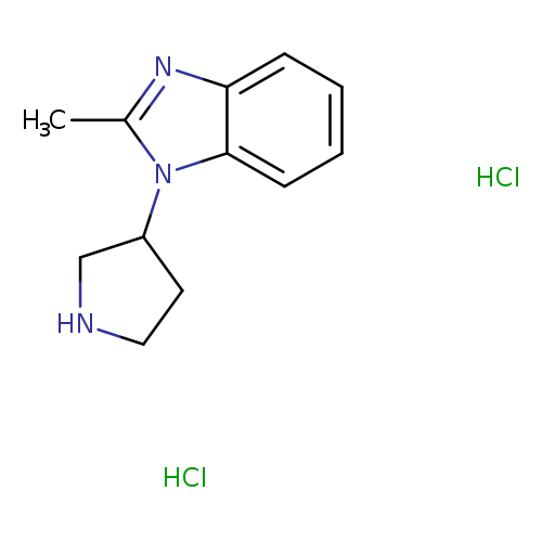 2-methyl-1-(pyrrolidin-3-yl)-1H-1,3-benzodiazole dihydrochloride
