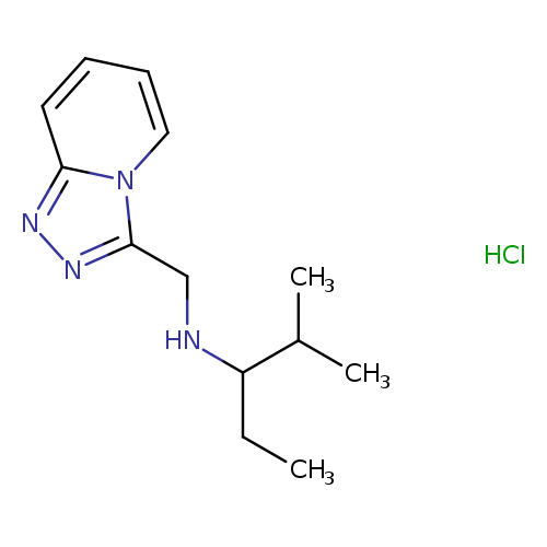 (2-methylpentan-3-yl)({[1,2,4]triazolo[4,3-a]pyridin-3-ylmethyl})amine hydrochloride