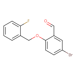 5-Bromo-2-[(2-fluorobenzyl)oxy]benzaldehyde