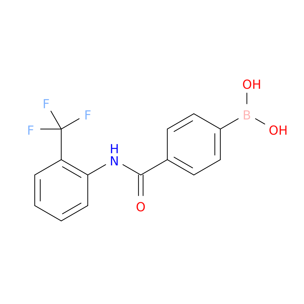 N-2-Trifluoromethylphenyl 4-boronobenzamide