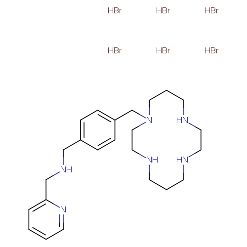 N-[[4-(1,4,8,11-tetraazacyclotetradec-1-ylmethyl)phenyl]methyl]-2-Pyridinemethanamine hexahydrobromide