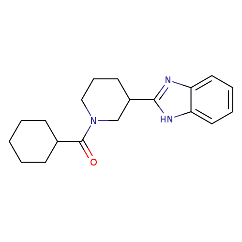 2-(1-cyclohexanecarbonylpiperidin-3-yl)-1H-1,3-benzodiazole