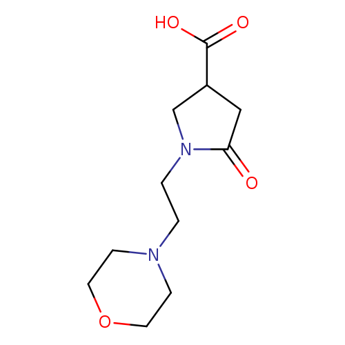 1-[2-(morpholin-4-yl)ethyl]-5-oxopyrrolidine-3-carboxylic acid