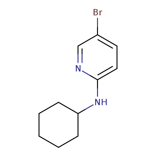 2-Cyclohexylamino-5-bromopyridine