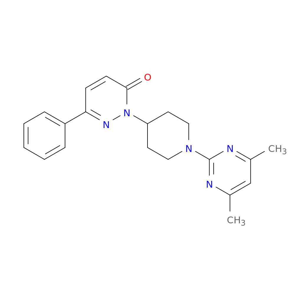 2-[1-(4,6-dimethylpyrimidin-2-yl)piperidin-4-yl]-6-phenyl-2,3-dihydropyridazin-3-one