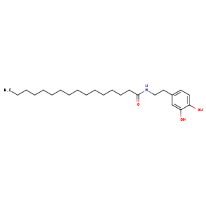 Hexadecanamide, N-[2-(3,4-dihydroxyphenyl)ethyl]-
