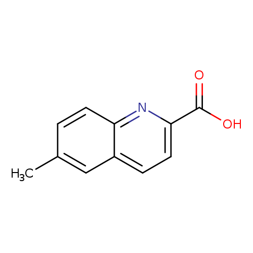 2-Quinolinecarboxylic acid, 6-methyl-