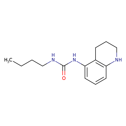 3-butyl-1-(1,2,3,4-tetrahydroquinolin-5-yl)urea
