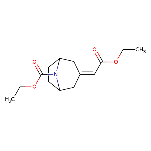 ethyl 3-(2-ethoxy-2-oxoethylidene)-8-azabicyclo[3.2.1]octane-8-carboxylate