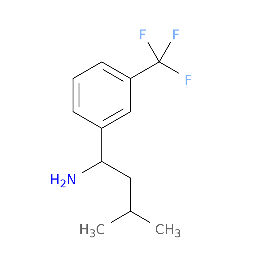 3-Methyl-1-[3-(trifluoromethyl)phenyl]butan-1-amine