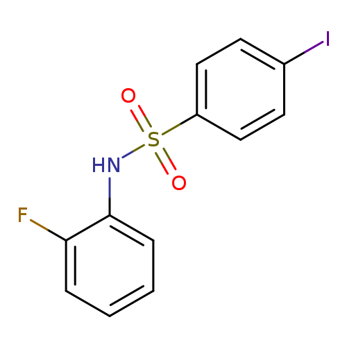 N-(2-fluorophenyl)-4-iodobenzene-1-sulfonamide
