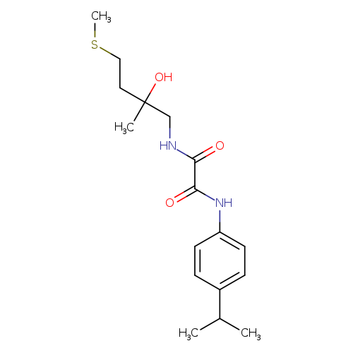 N-[2-hydroxy-2-methyl-4-(methylsulfanyl)butyl]-N'-[4-(propan-2-yl)phenyl]ethanediamide