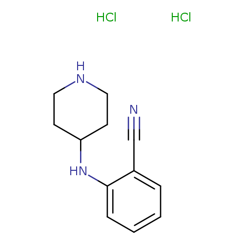 2-[(piperidin-4-yl)amino]benzonitrile dihydrochloride