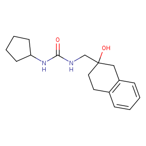 3-cyclopentyl-1-[(2-hydroxy-1,2,3,4-tetrahydronaphthalen-2-yl)methyl]urea