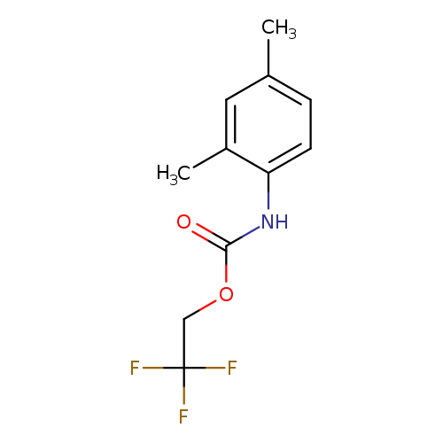 2,2,2-trifluoroethyl N-(2,4-dimethylphenyl)carbamate