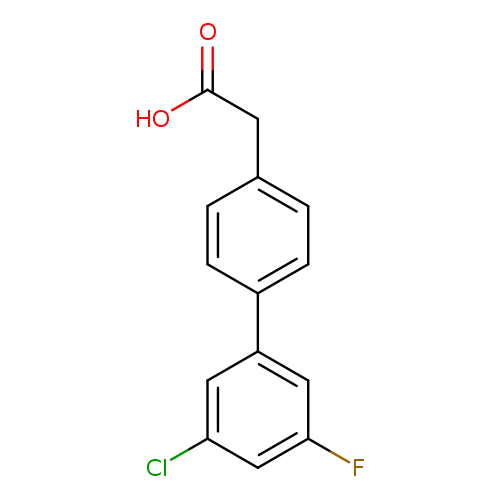 4-(3-Chloro-5-fluorophenyl)phenylacetic acid