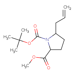 1-tert-butyl 2-methyl 5-(prop-2-en-1-yl)pyrrolidine-1,2-dicarboxylate