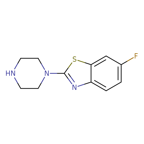 6-Fluoro-2-(piperazin-1-yl)benzo[d]thiazole