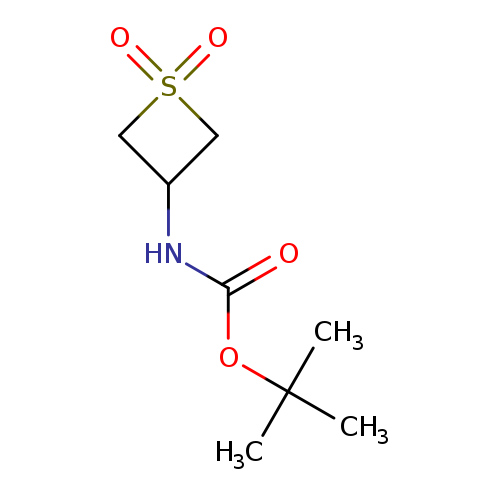Carbamic acid, N-(1,1-dioxido-3-thietanyl)-, 1,1-dimethylethyl ester