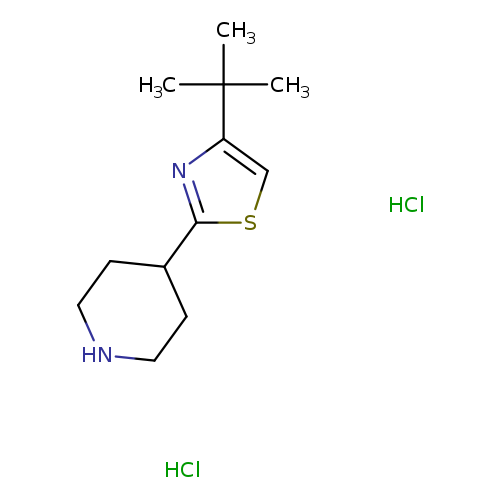 4-(4-tert-butyl-1,3-thiazol-2-yl)piperidine dihydrochloride