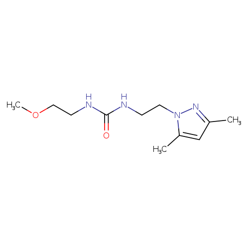 1-[2-(3,5-dimethyl-1H-pyrazol-1-yl)ethyl]-3-(2-methoxyethyl)urea