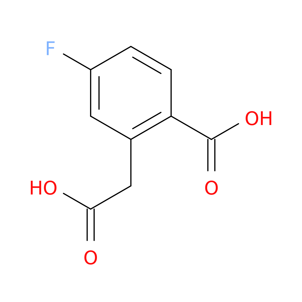 2-(Carboxymethyl)-4-fluorobenzoic acid