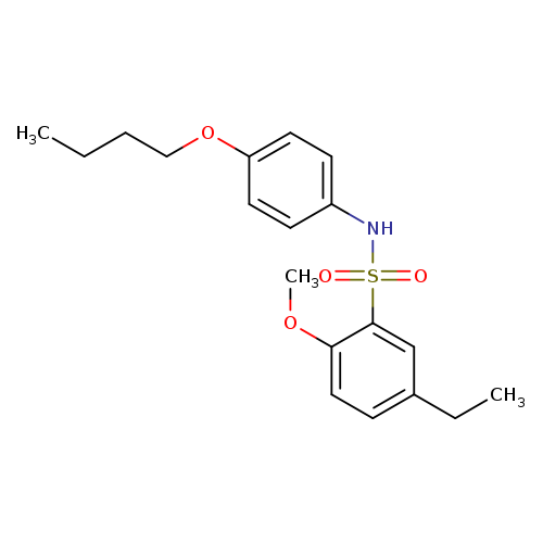 N-(4-butoxyphenyl)-5-ethyl-2-methoxybenzene-1-sulfonamide