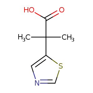 2-methyl-2-(1,3-thiazol-5-yl)propanoic acid