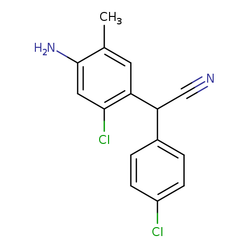2-(4-Amino-2-chloro-5-methylphenyl)-2-(4-chlorophenyl)acetonitrile