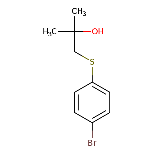 1-[(4-Bromophenyl)sulfanyl]-2-methylpropan-2-ol