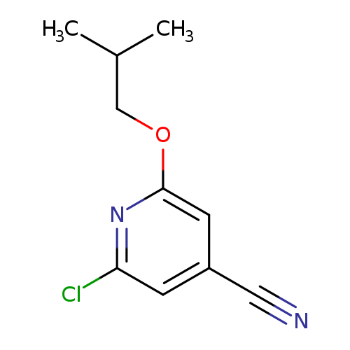 2-chloro-6-(2-methylpropoxy)pyridine-4-carbonitrile
