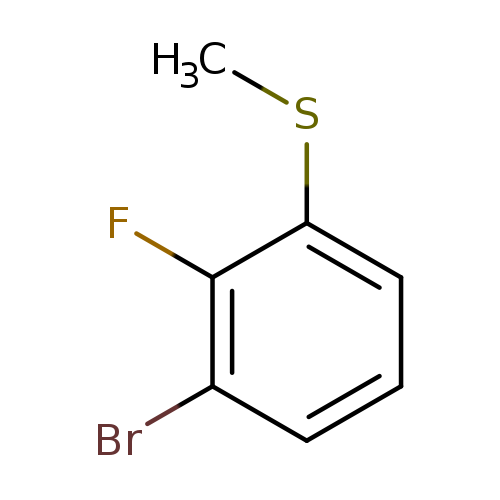 Benzene, 1-bromo-2-fluoro-3-(methylthio)-