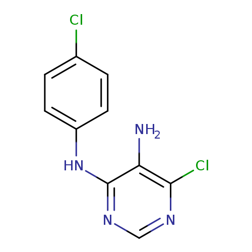6-CHLORO-N4-(4-CHLOROPHENYL)-4,5-PYRIMIDINEDIAMINE