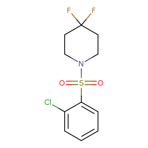 1-(2-chlorobenzenesulfonyl)-4,4-difluoropiperidine