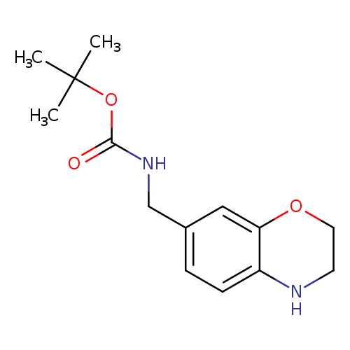 tert-butyl N-[(3,4-dihydro-2H-1,4-benzoxazin-7-yl)methyl]carbamate