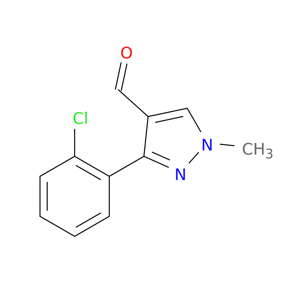 3-(2-Chlorophenyl)-1-methyl-1H-pyrazole-4-carbaldehyde