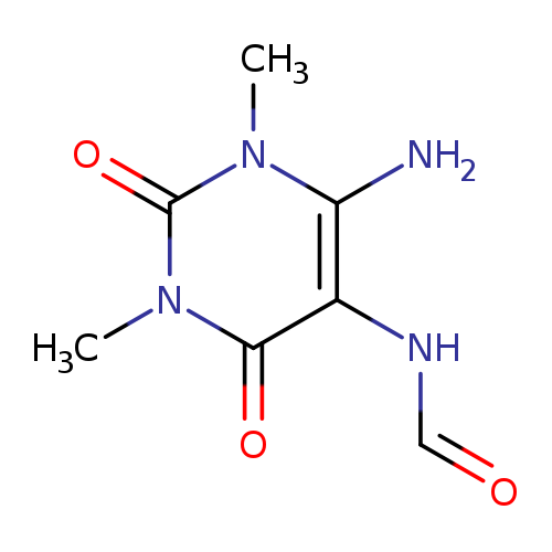 Formamide,N-(6-amino-1,2,3,4-tetrahydro-1,3-dimethyl-2,4-dioxo-5-pyrimidinyl)-