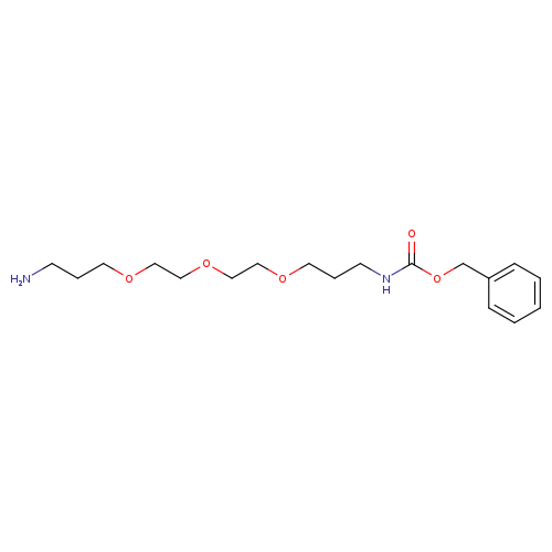 6,9,12-Trioxa-2-azapentadecanoic acid, 15-amino-, phenylmethyl ester