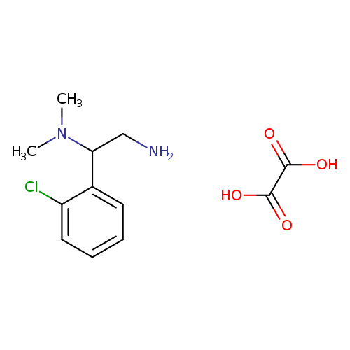 [2-amino-1-(2-chlorophenyl)ethyl]dimethylamine; oxalic acid