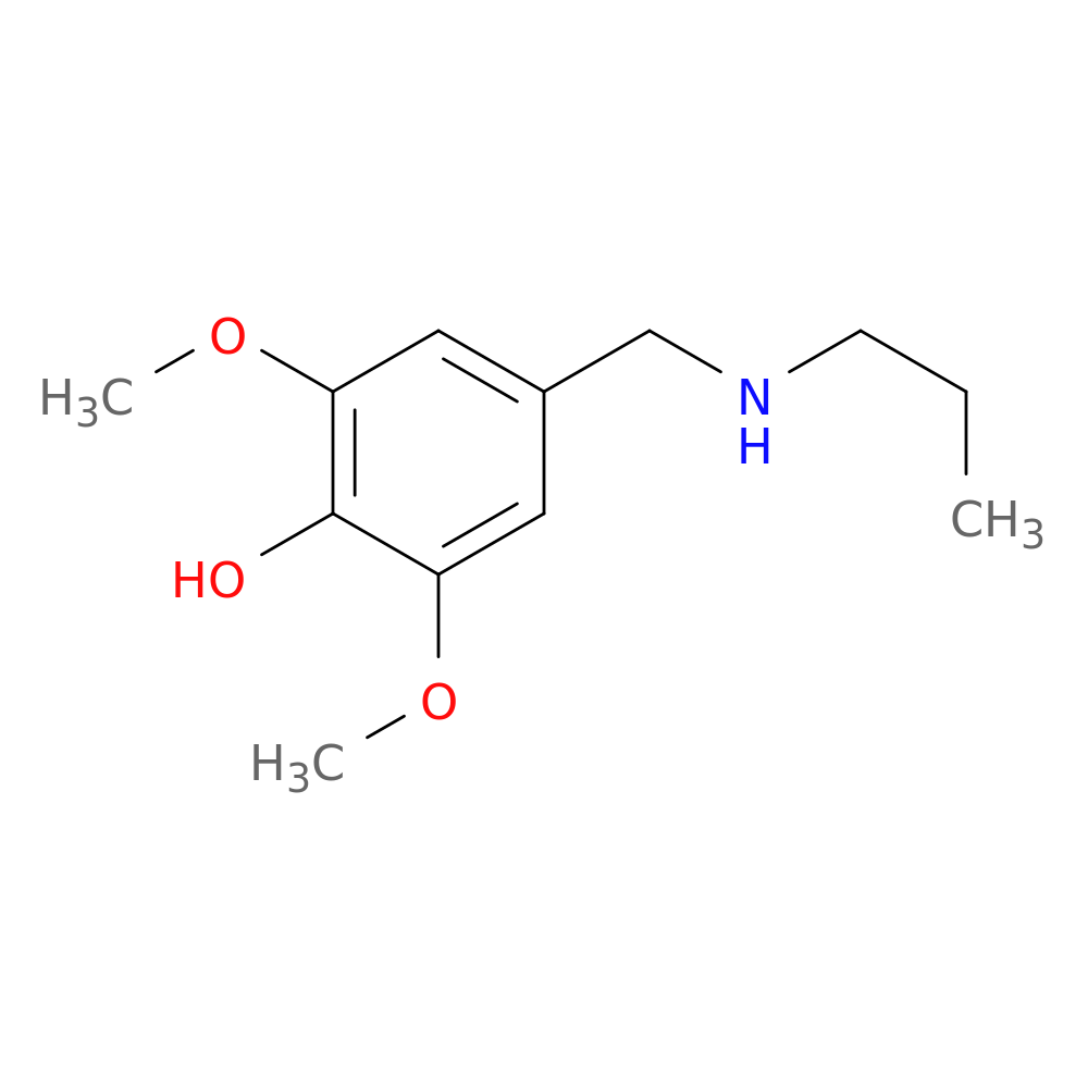 2,6-dimethoxy-4-[(propylamino)methyl]phenol