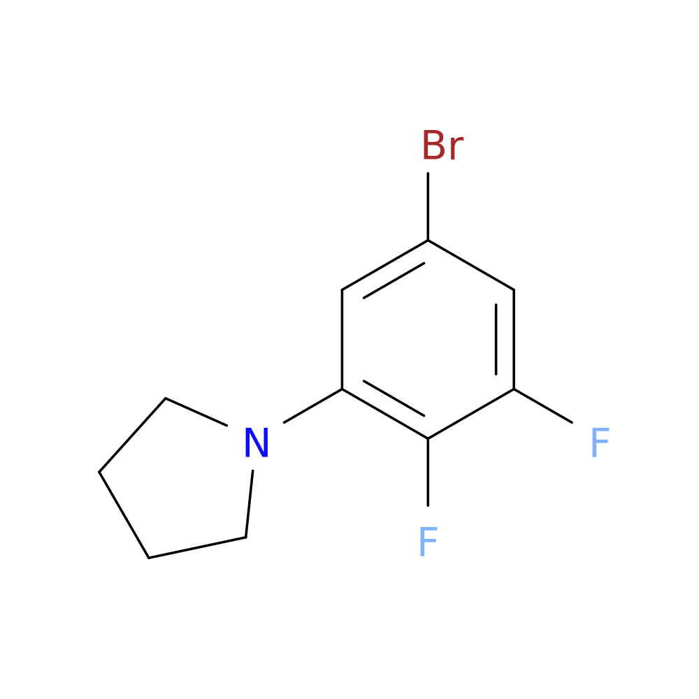 1-(5-Bromo-2,3-difluorophenyl)pyrrolidine