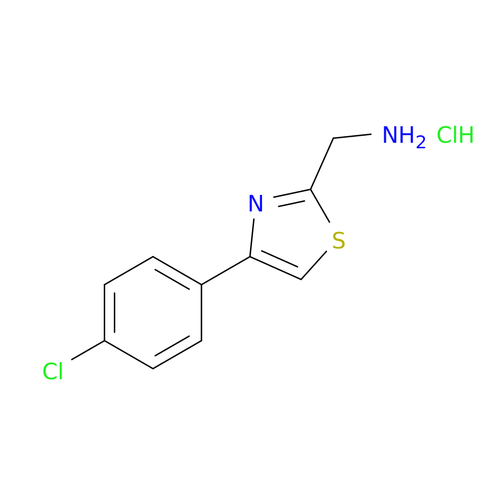 [4-(4-chlorophenyl)-1,3-thiazol-2-yl]methanamine hydrochloride